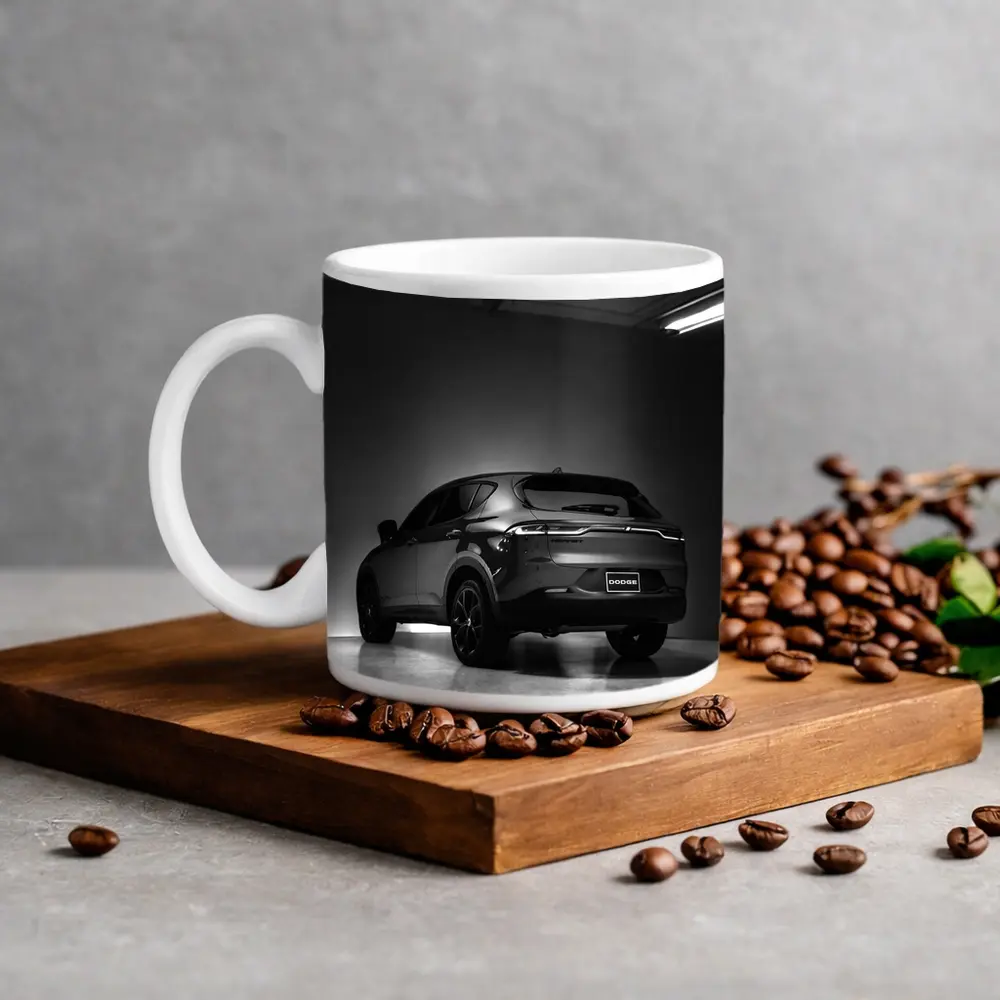 Dodge Hornet SUV Dark Garage Black White – Mugs