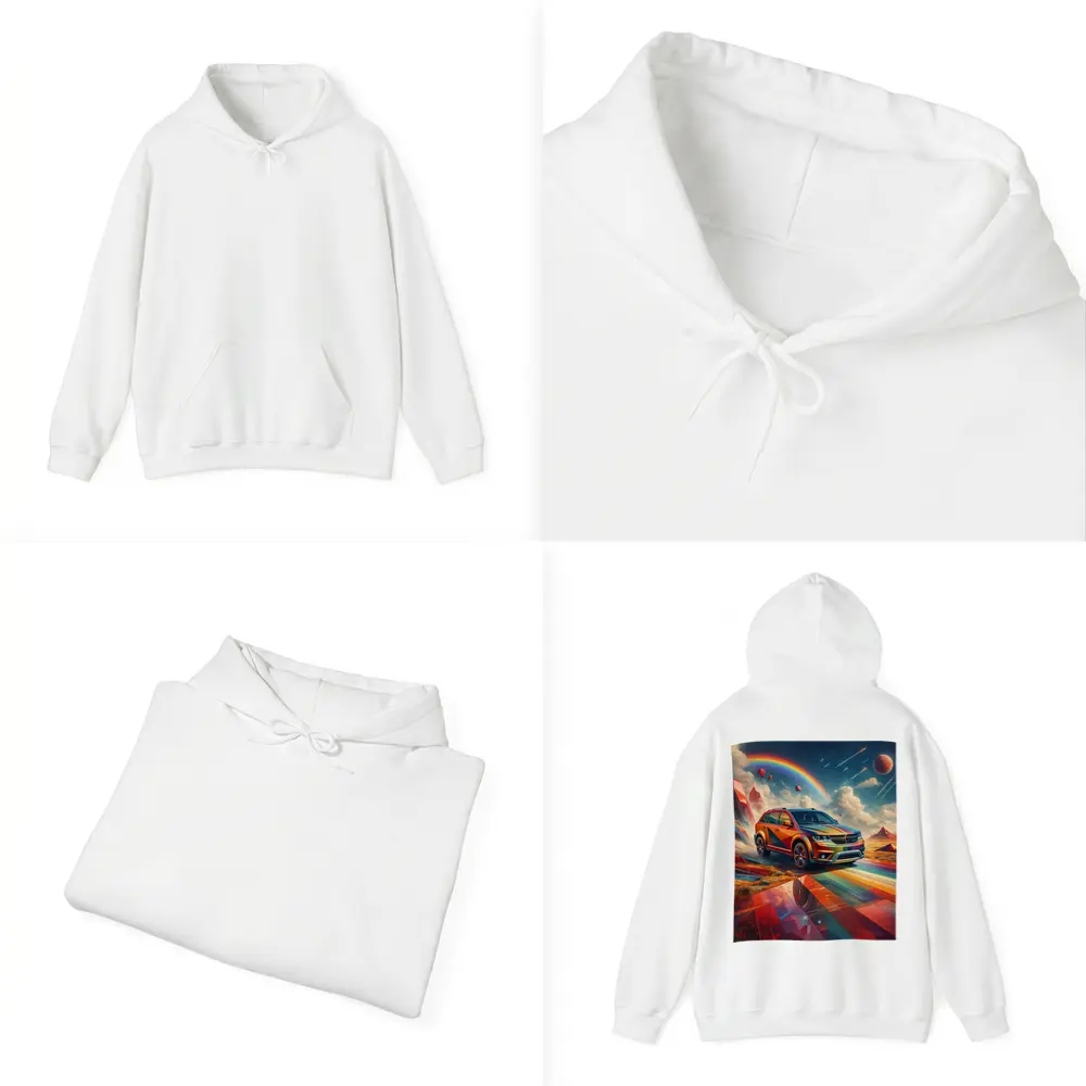 Dodge Journey SUV Rainbow Cosmic Art – Hoodies
