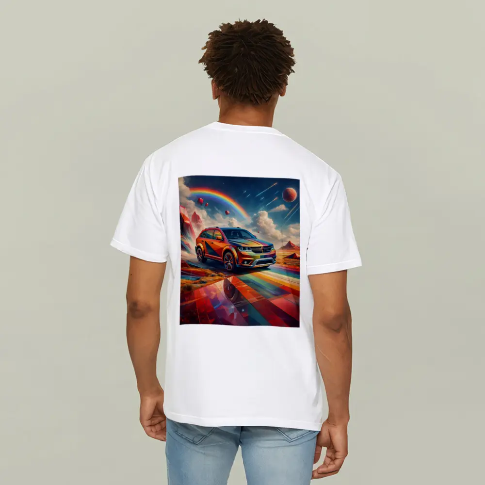 Dodge Journey SUV Rainbow Cosmic Art – T-Shirts