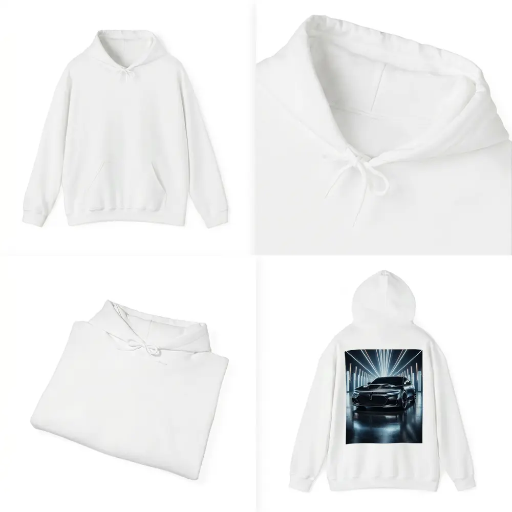 Dodge Charger Black Neon Light Studio – Hoodies