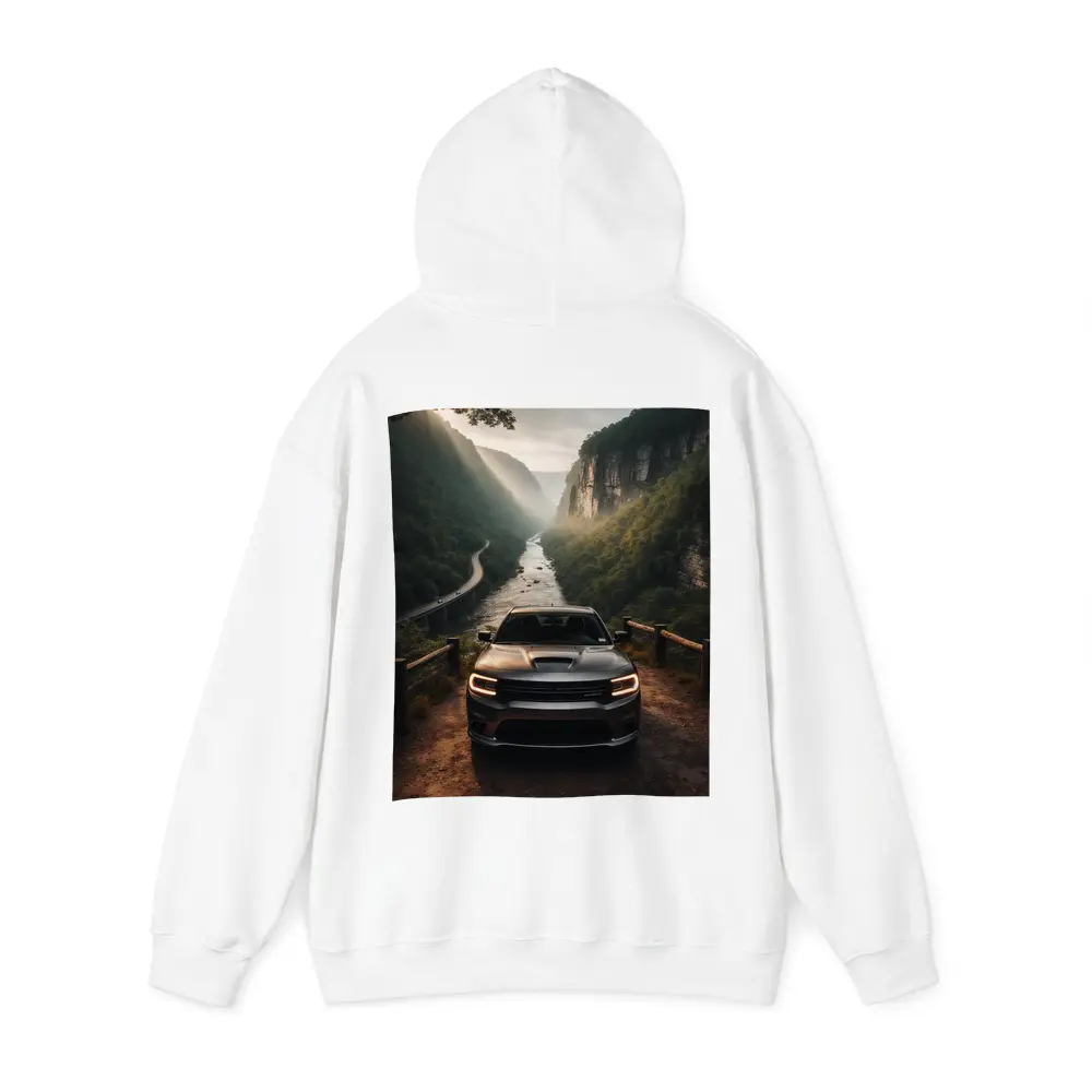 Dodge Durango Canyon River Overlook Scene – Hoodies