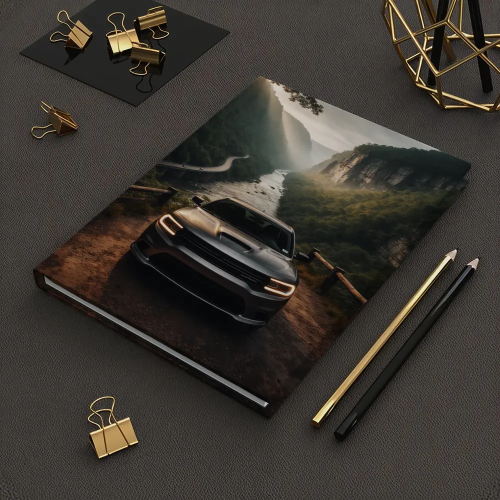 Dodge Durango Canyon River Overlook Scene – Notebooks