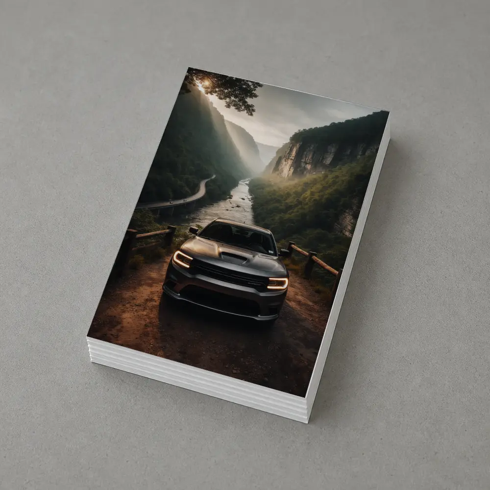 Dodge Durango Canyon River Overlook Scene – Postcards