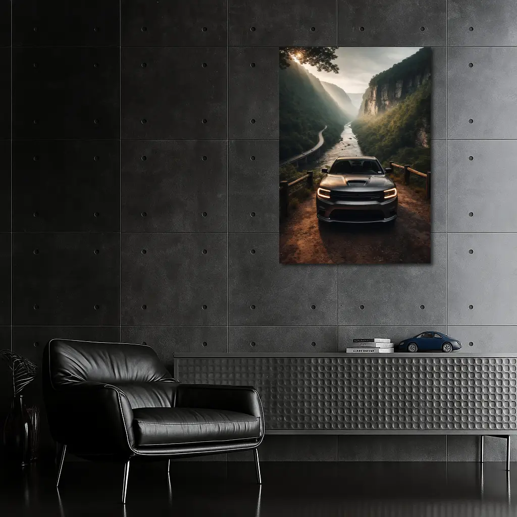 Dodge Durango Canyon River Overlook Scene – Wall Art