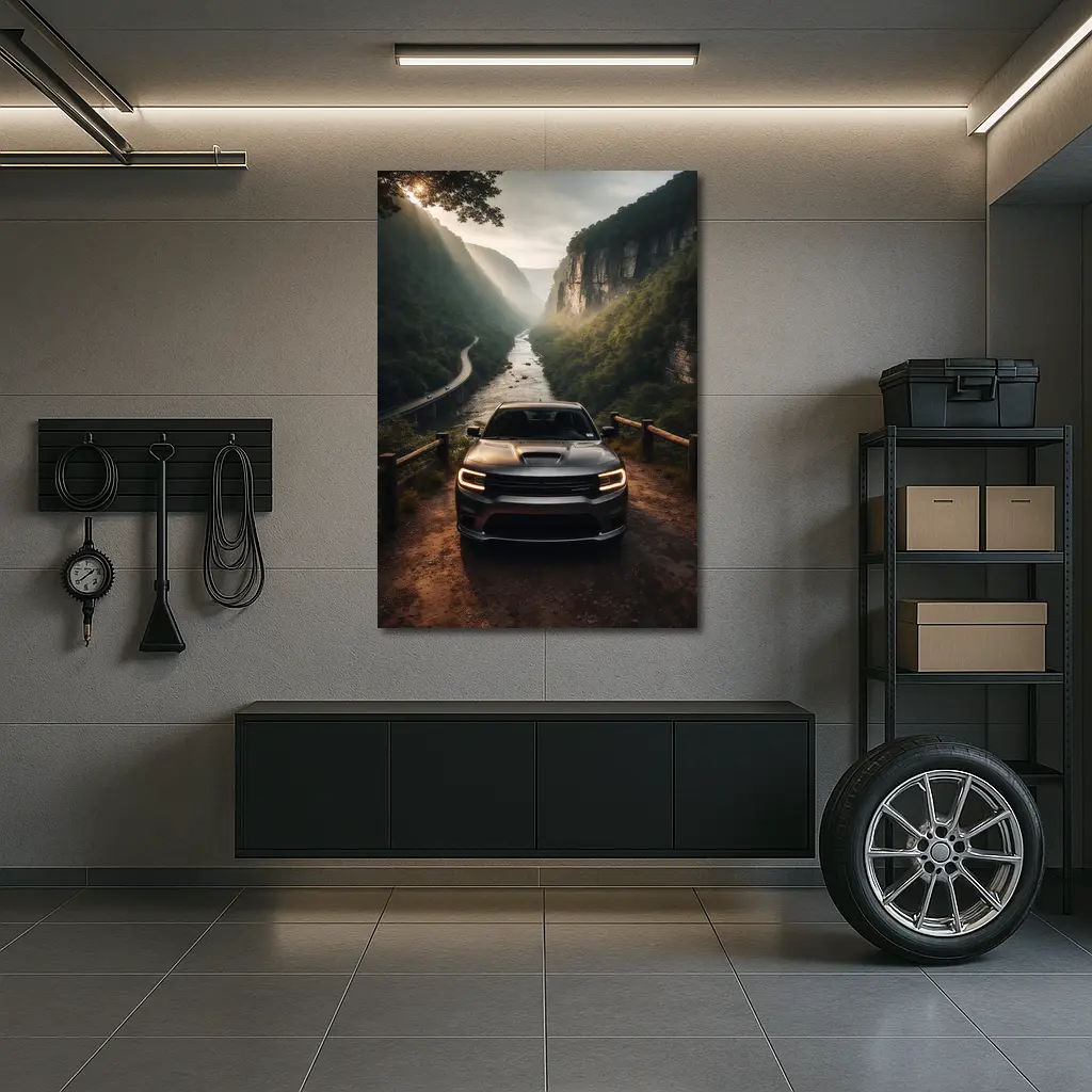 Dodge Durango Canyon River Overlook Scene – Wall Art