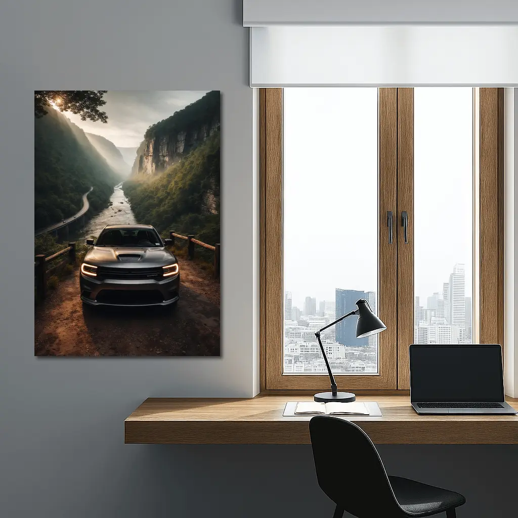 Dodge Durango Canyon River Overlook Scene – Wall Art
