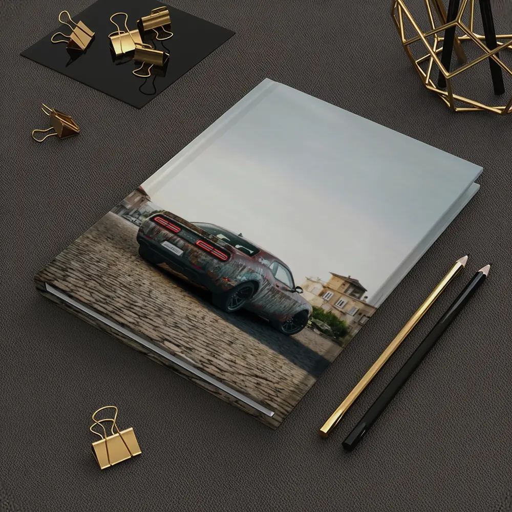 Dodge Challenger Rusty Wrap Old City – Notebooks