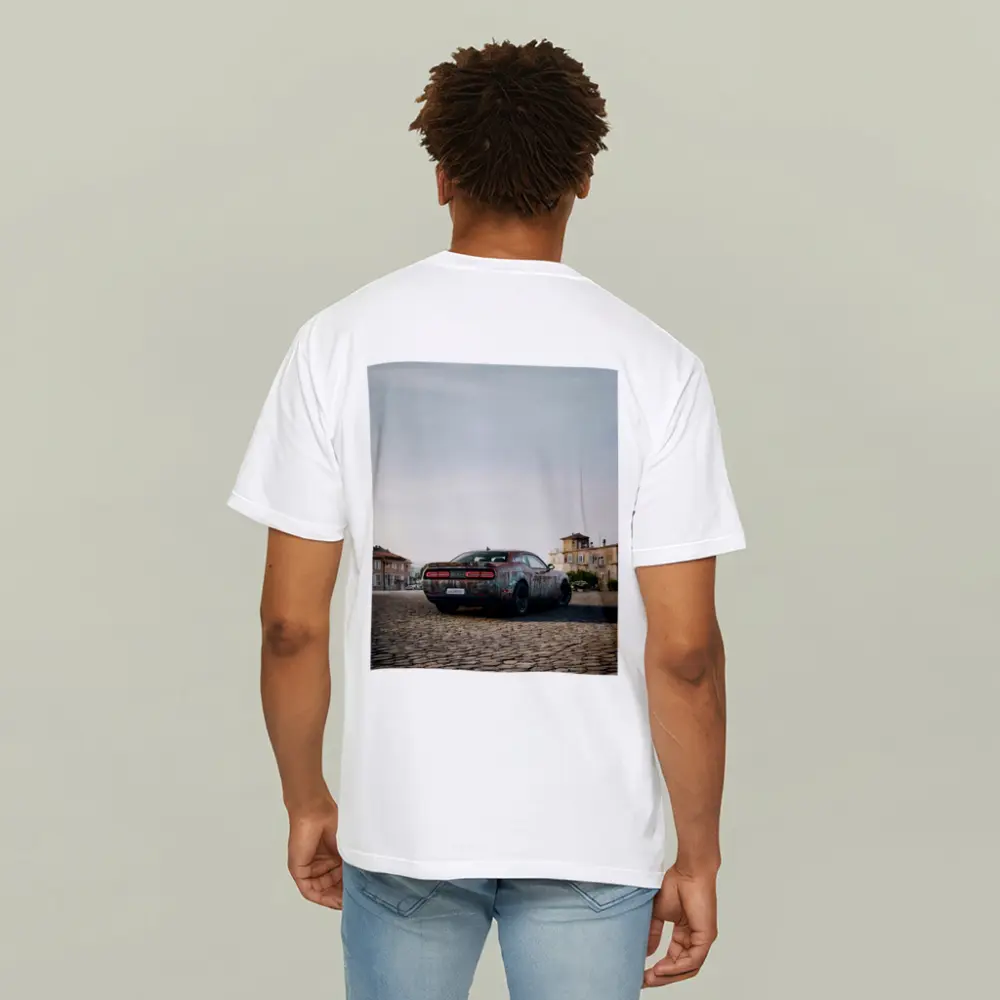Dodge Challenger Rusty Wrap Old City – T-Shirts