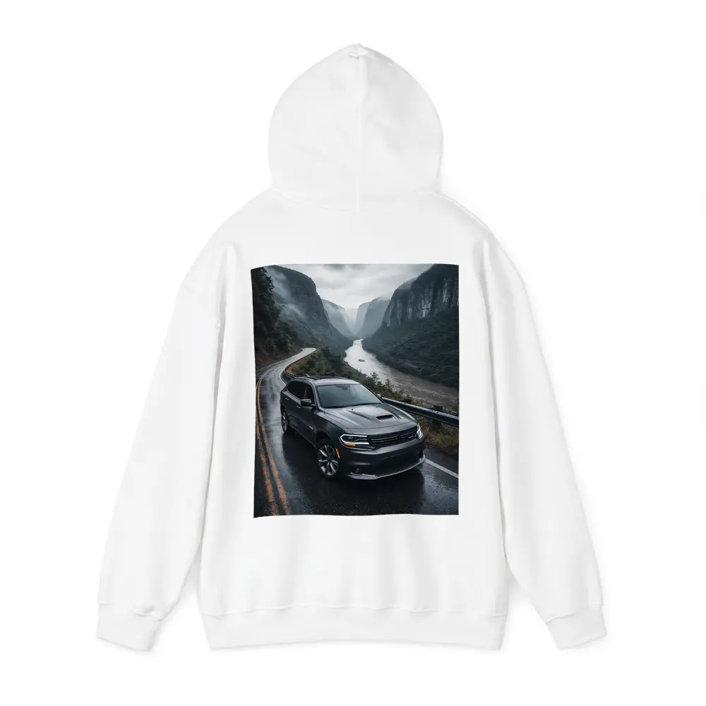 Dodge Durango on Rainy Mountain Road – Hoodies