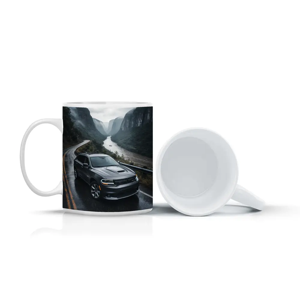 Dodge Durango on Rainy Mountain Road – Mugs