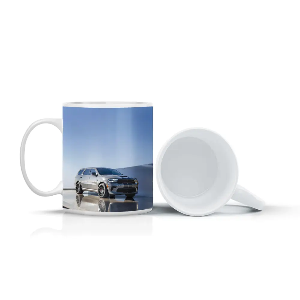 Dodge Durango SRT Gray Minimal Studio Setting – Mugs
