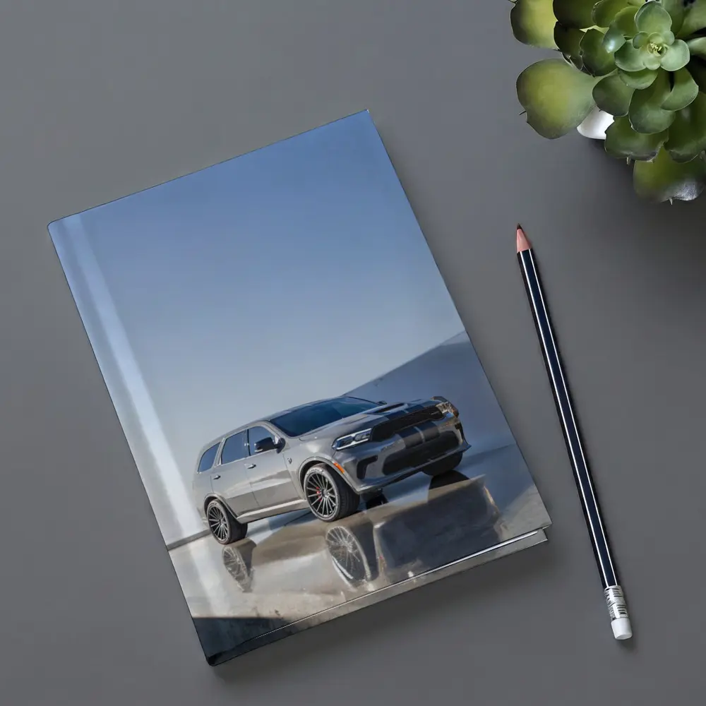 Dodge Durango SRT Gray Minimal Studio Setting – Notebooks