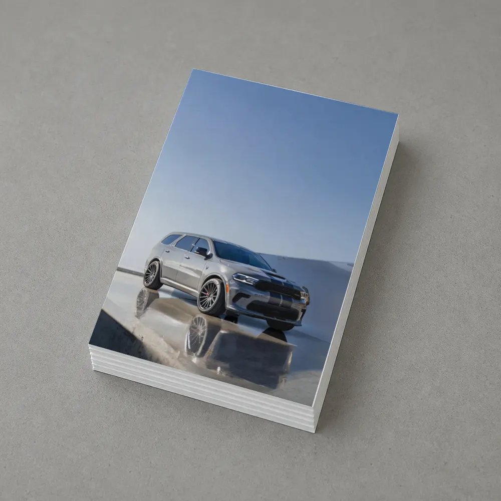 Dodge Durango SRT Gray Minimal Studio Setting – Postcards