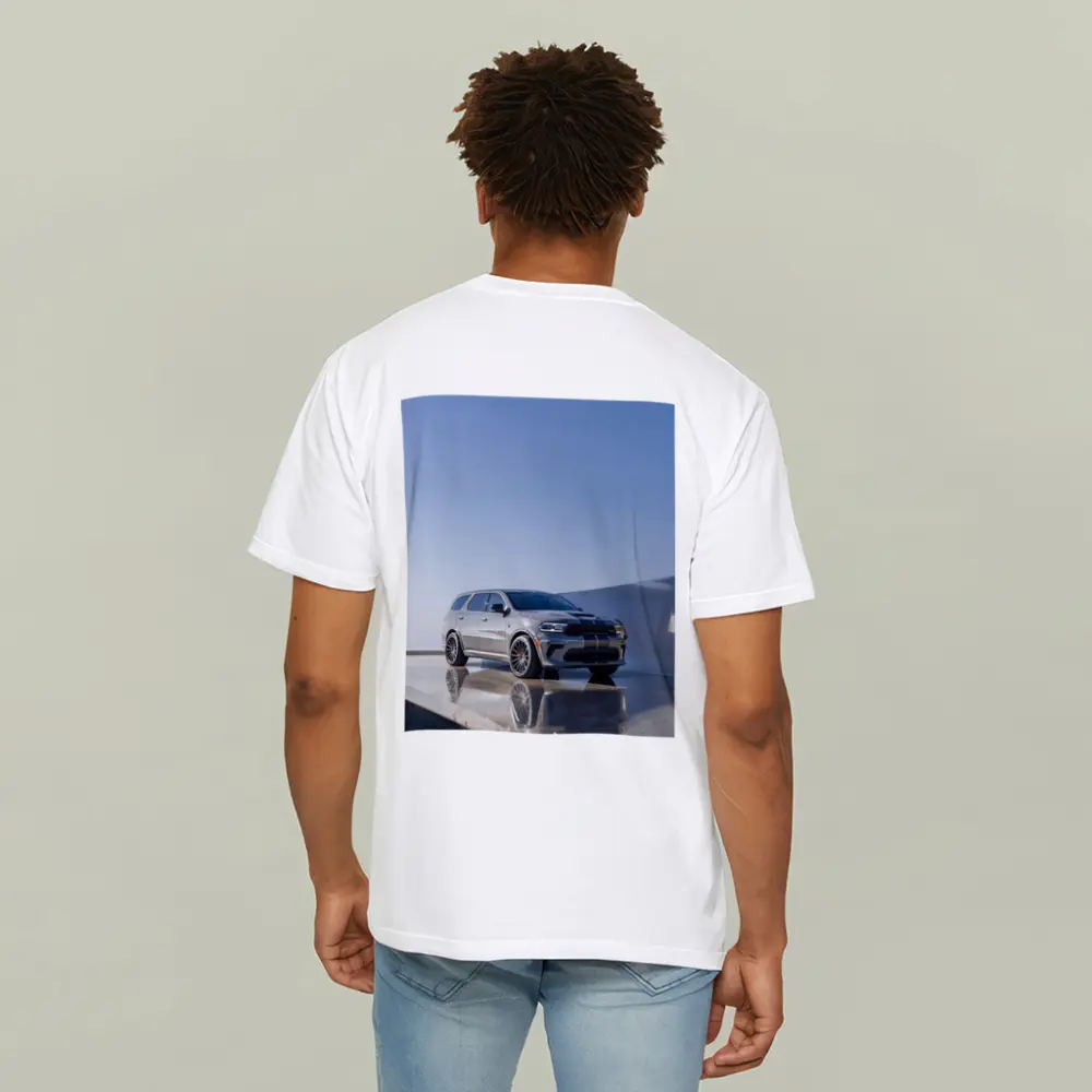 Dodge Durango SRT Gray Minimal Studio Setting – T-Shirts