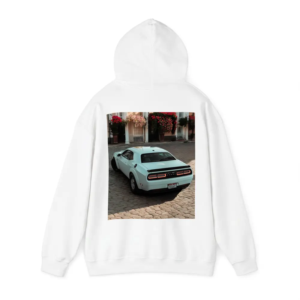 Dodge Challenger SRT Cobblestone Old Town Street – Hoodies
