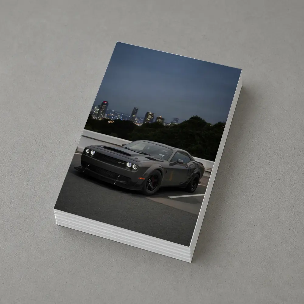 Dodge Challenger SRT Dark City Night – Postcards