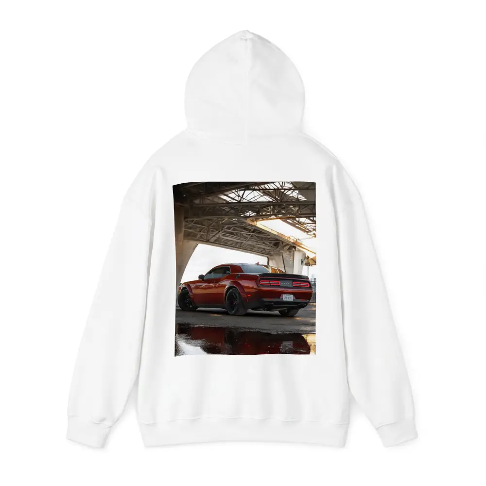 Dodge Challenger SRT Under Urban Bridge – Hoodies
