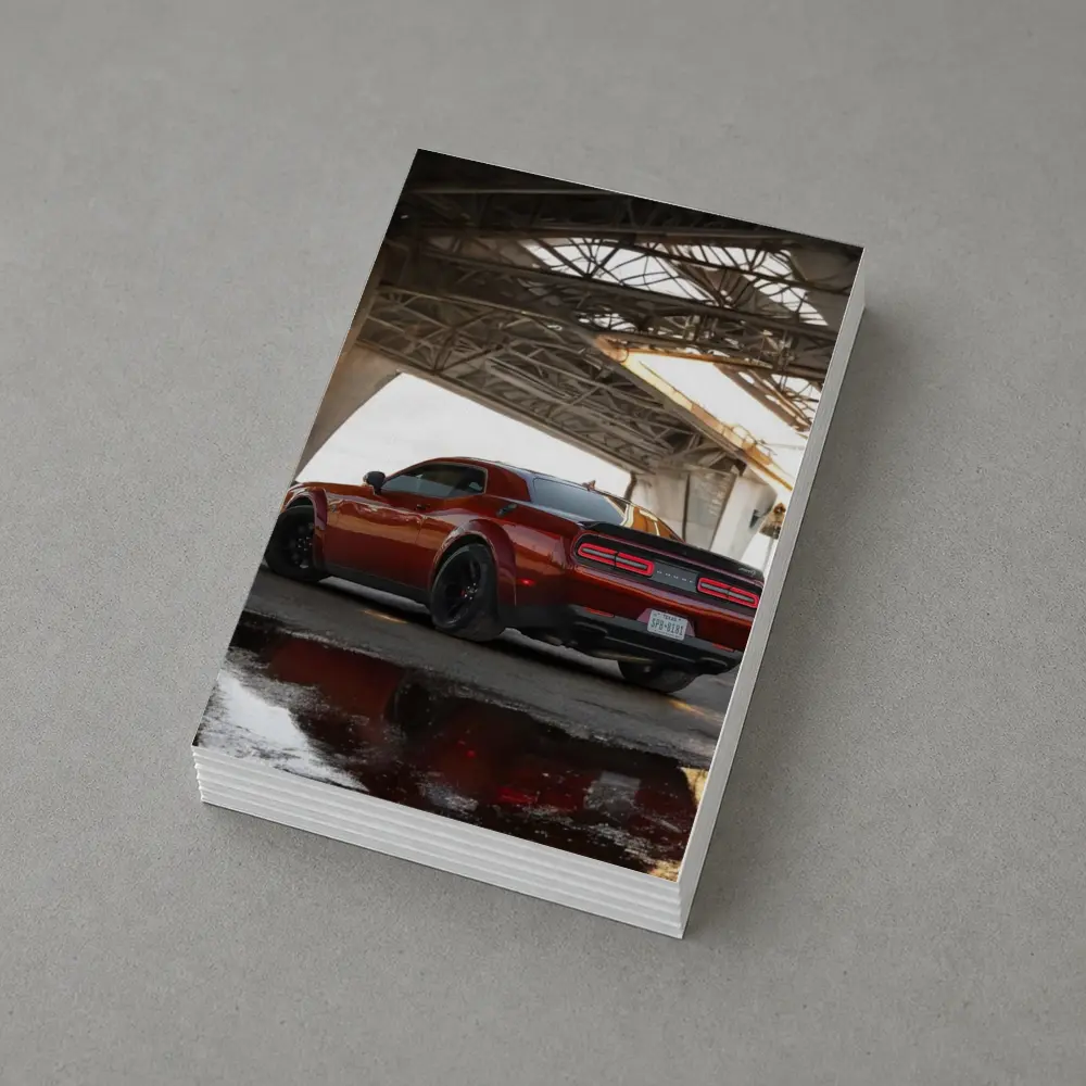 Dodge Challenger SRT Under Urban Bridge – Postcards