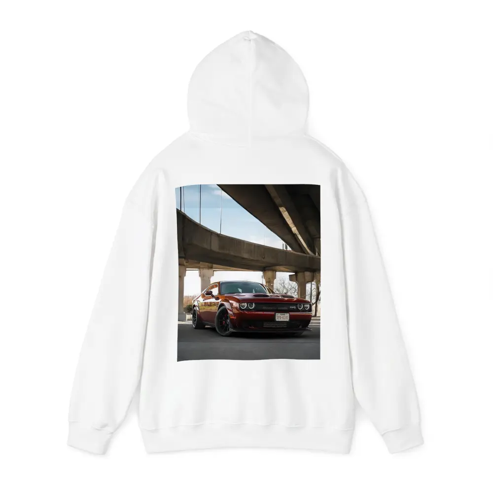 Dodge Challenger SRT Under Concrete Bridge – Hoodies