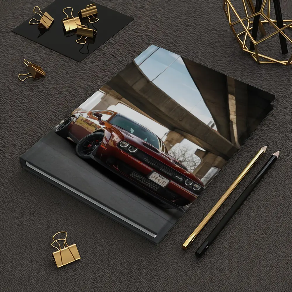 Dodge Challenger SRT Under Concrete Bridge – Notebooks