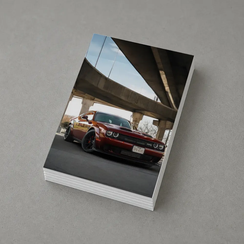 Dodge Challenger SRT Under Concrete Bridge – Postcards