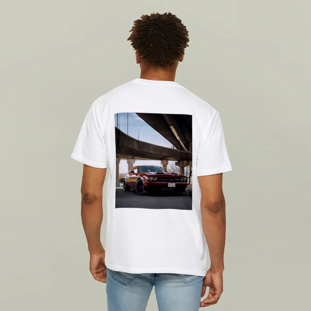 Dodge Challenger SRT Under Concrete Bridge – T-Shirts