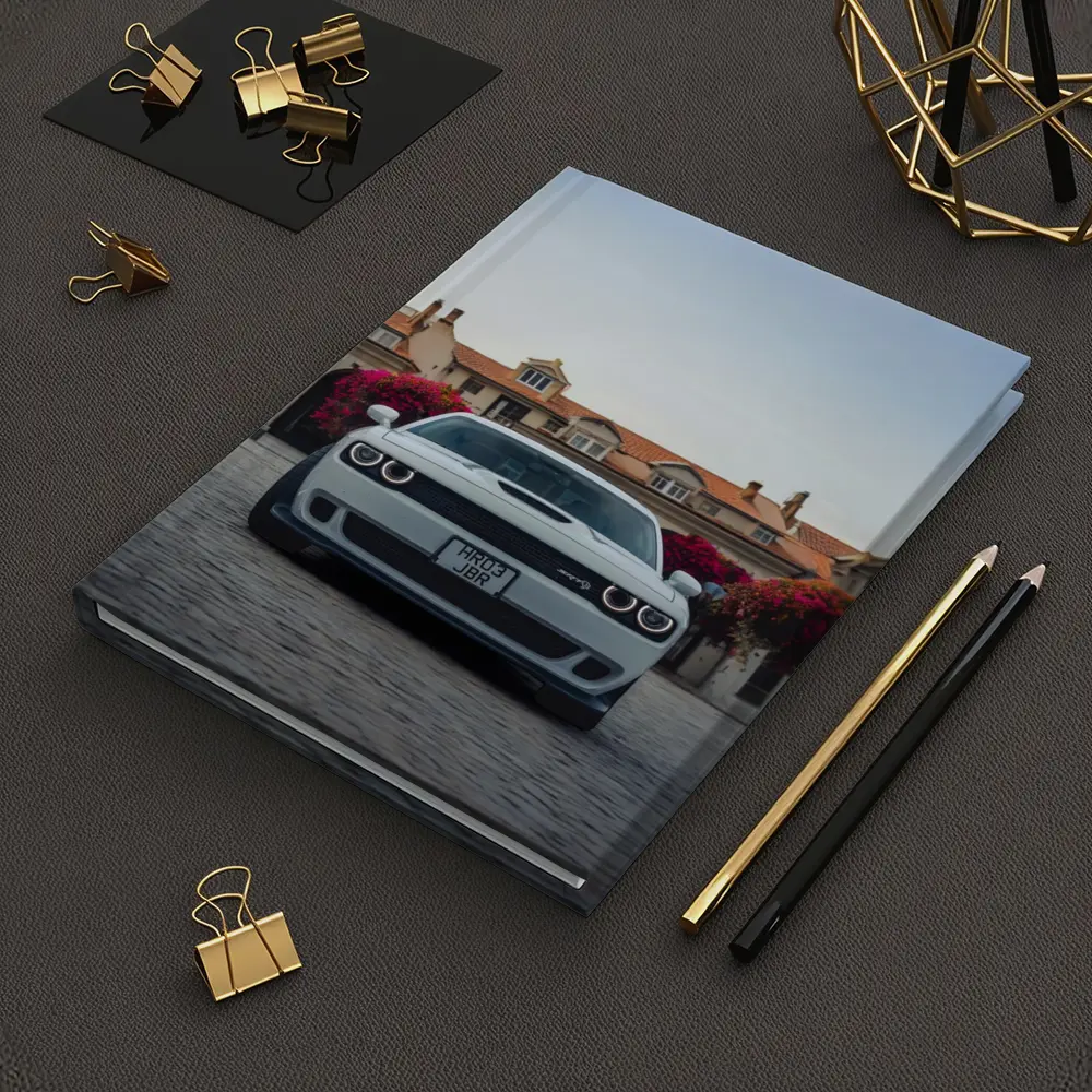 Dodge Challenger SRT Front View Old Town – Notebooks