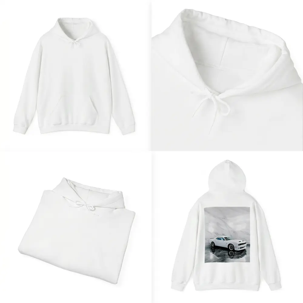 Dodge Challenger SRT White Marble Studio – Hoodies