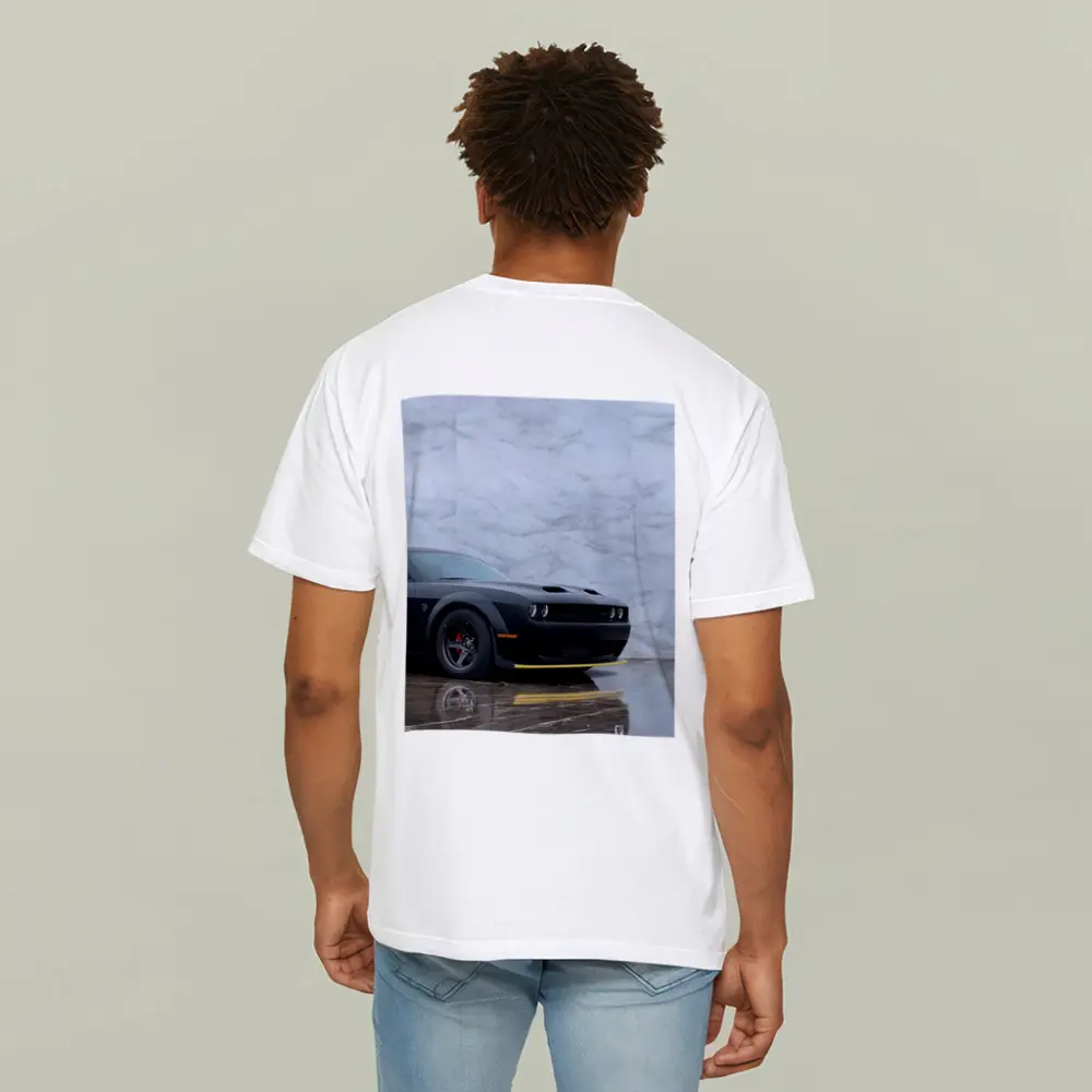 Dodge Challenger Hellcat Matte Black Marble – T-Shirts