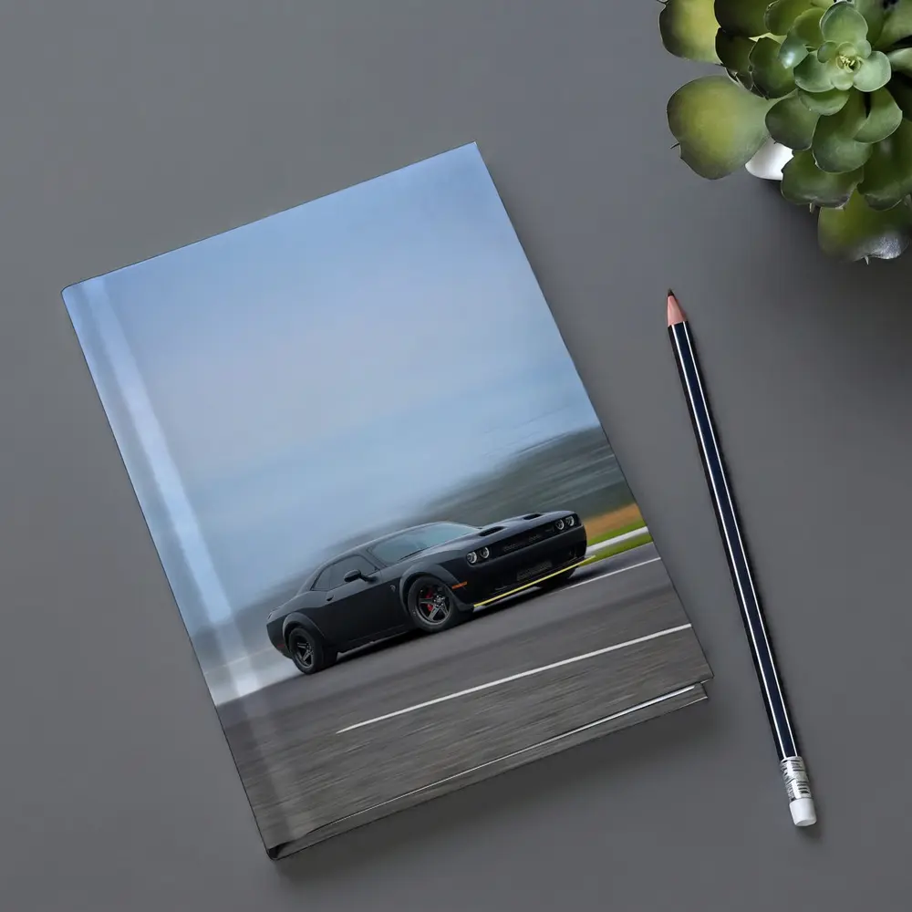 Dodge Challenger Hellcat Drifting On Track – Notebooks
