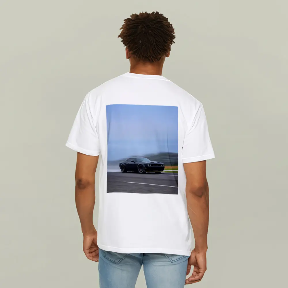 Dodge Challenger Hellcat Drifting On Track – T-Shirts