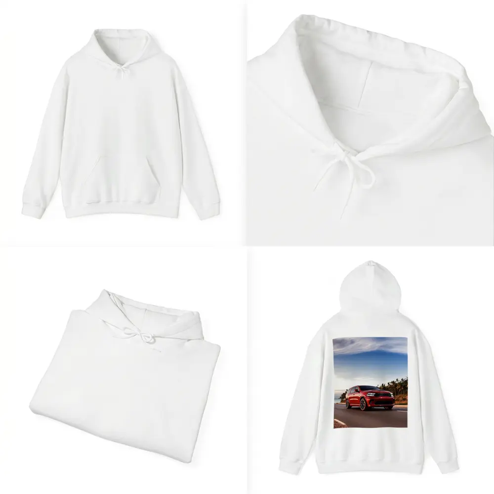 Dodge Durango Red SUV Coastal Road Drive – Hoodies