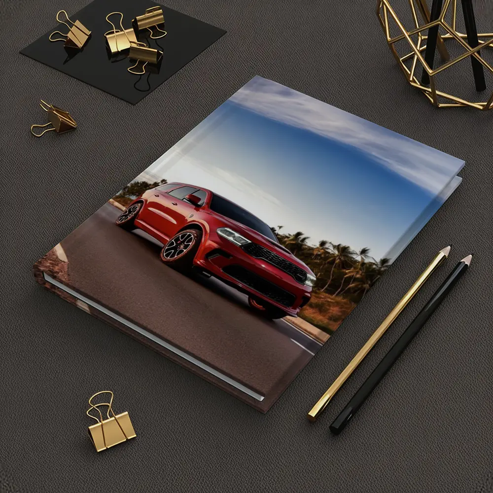 Dodge Durango Red SUV Coastal Road Drive – Notebooks