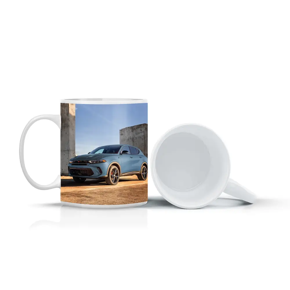 Dodge Hornet SUV Concrete Wall Background – Mugs
