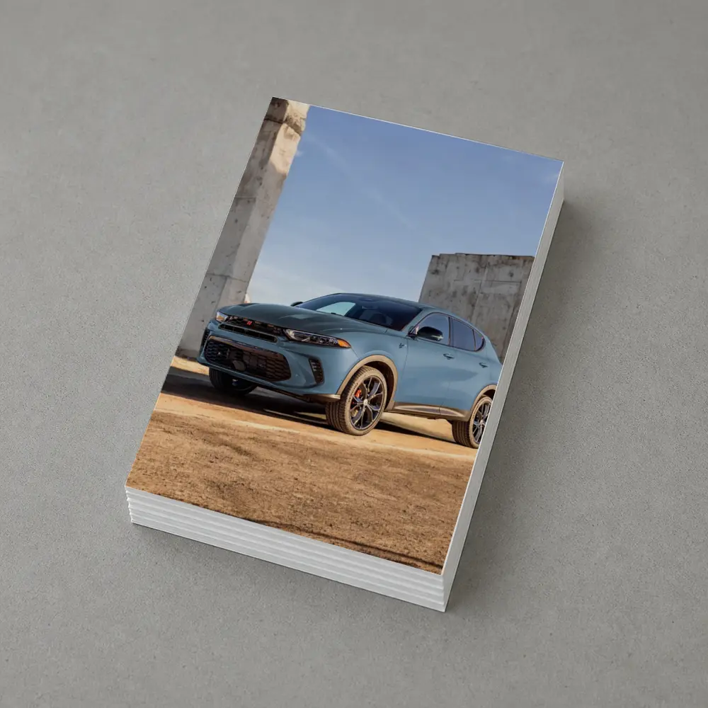 Dodge Hornet SUV Concrete Wall Background – Postcards