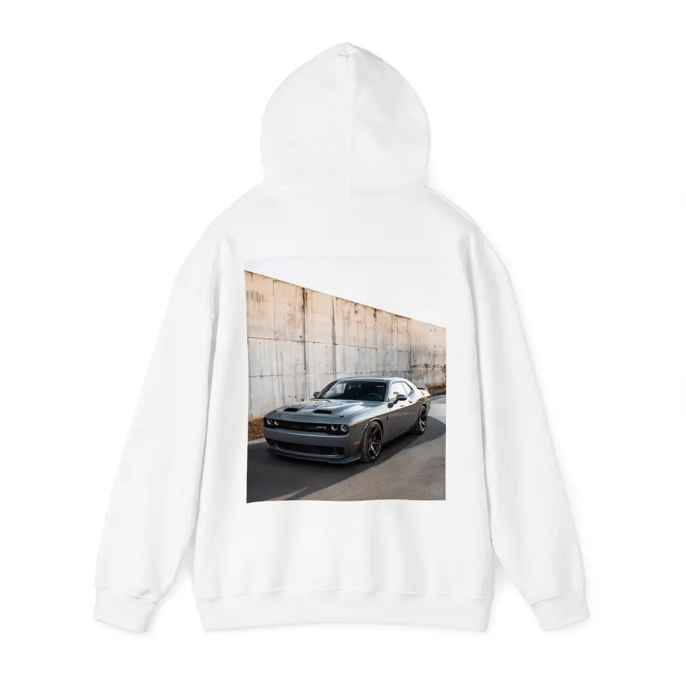 Dodge Challenger Hellcat Gray Concrete Wall – Hoodies