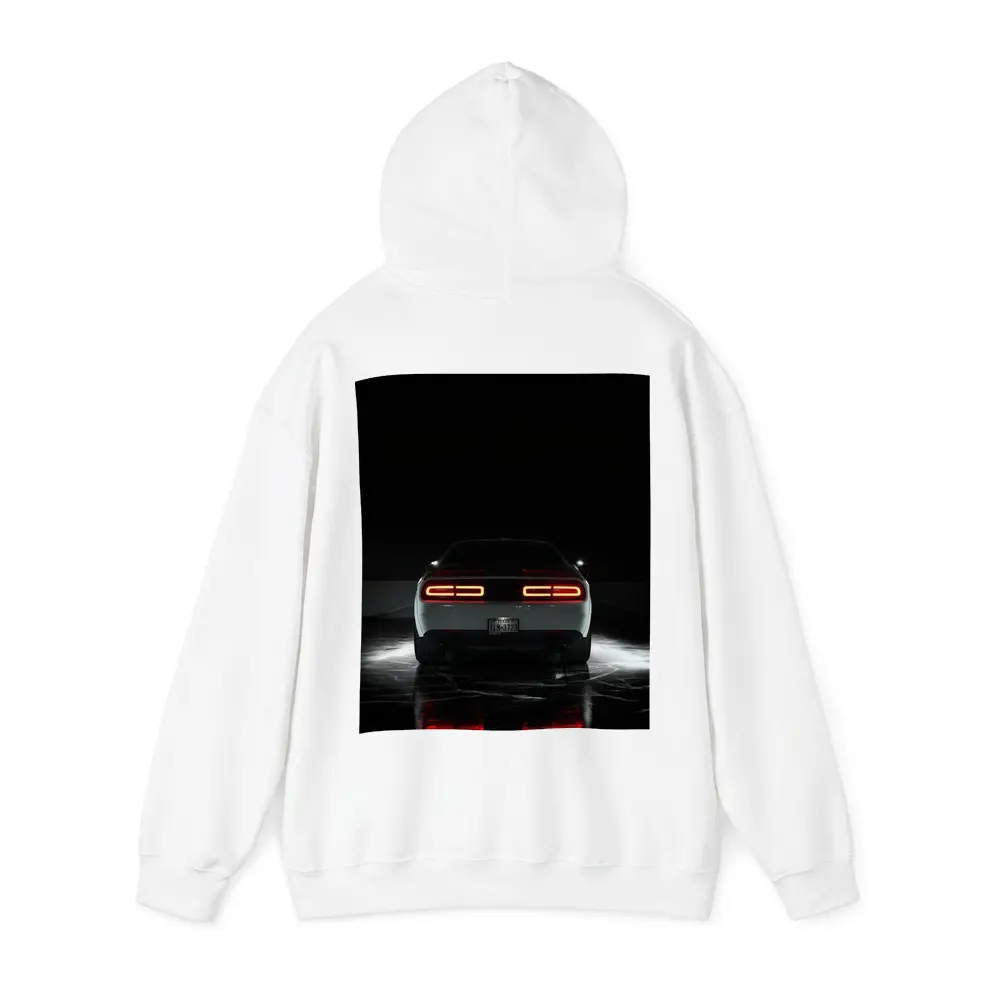 Dodge Challenger Rear View Dark Studio – Hoodies