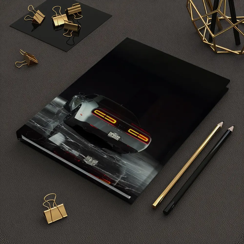 Dodge Challenger Rear View Dark Studio – Notebooks