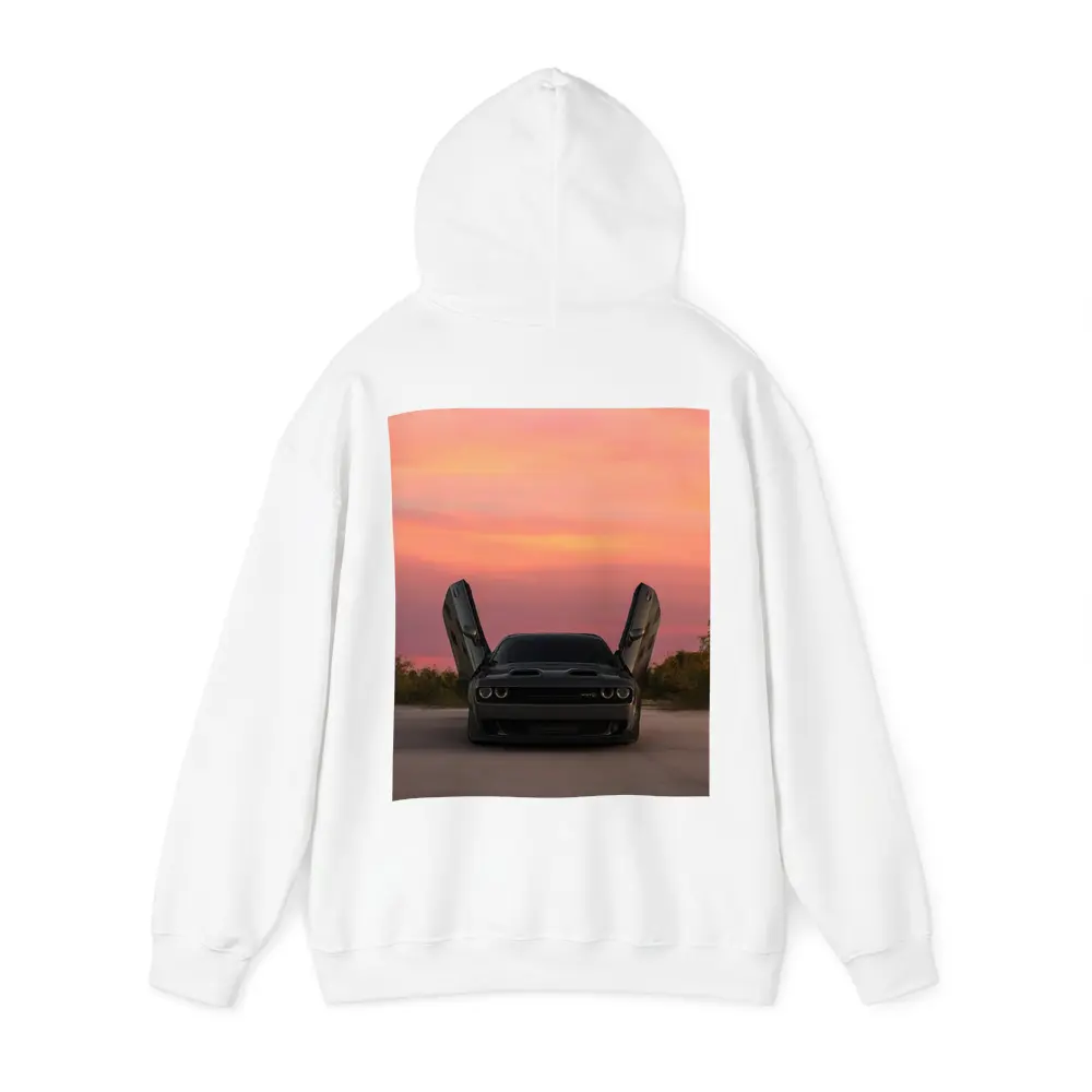 Dodge Challenger SRT Hellcat Sunset Sky – Hoodies