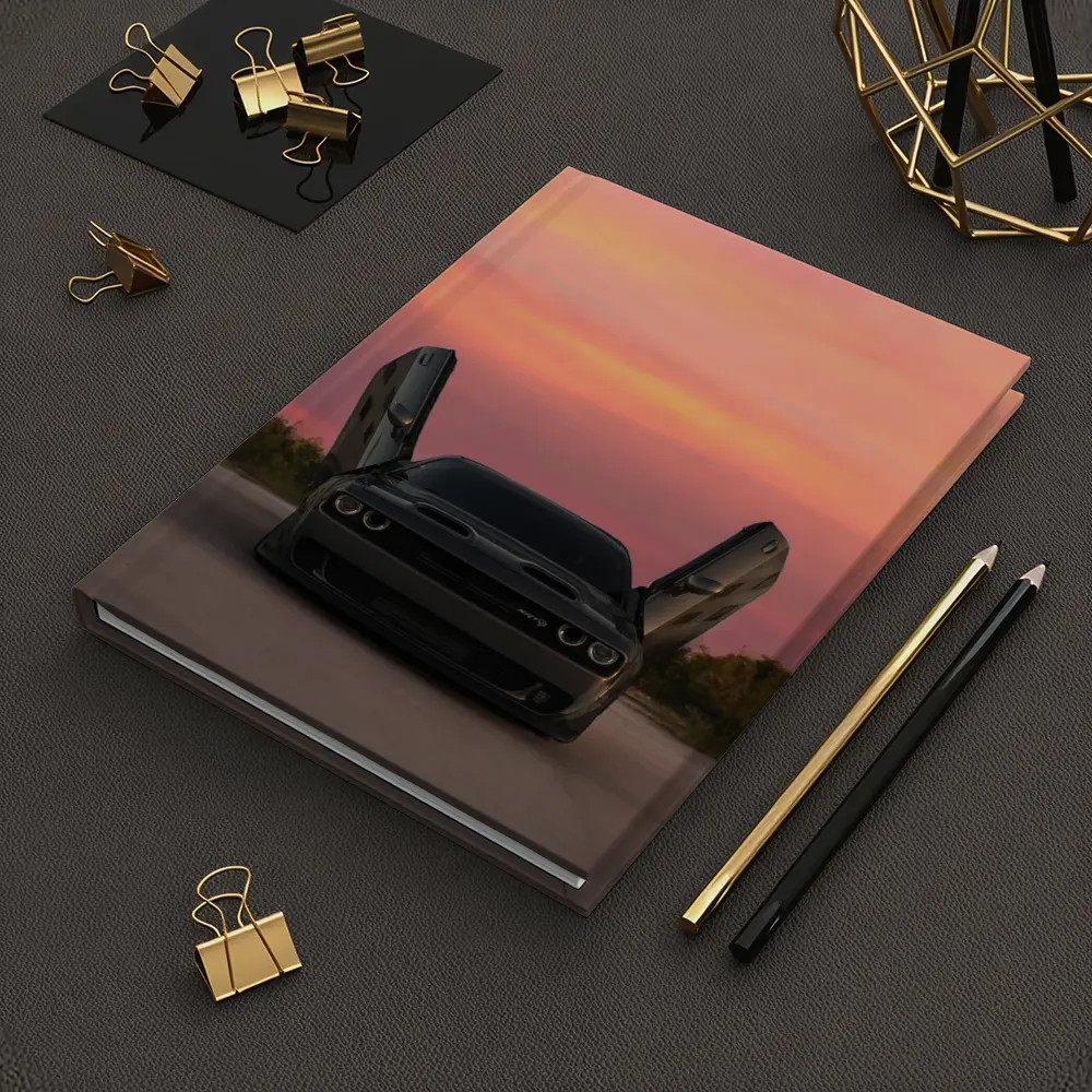 Dodge Challenger SRT Hellcat Sunset Sky – Notebooks