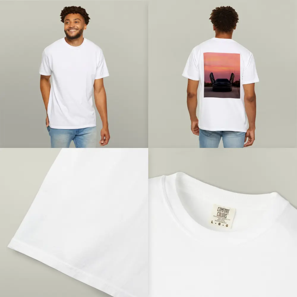 Dodge Challenger SRT Hellcat Sunset Sky – T-Shirts