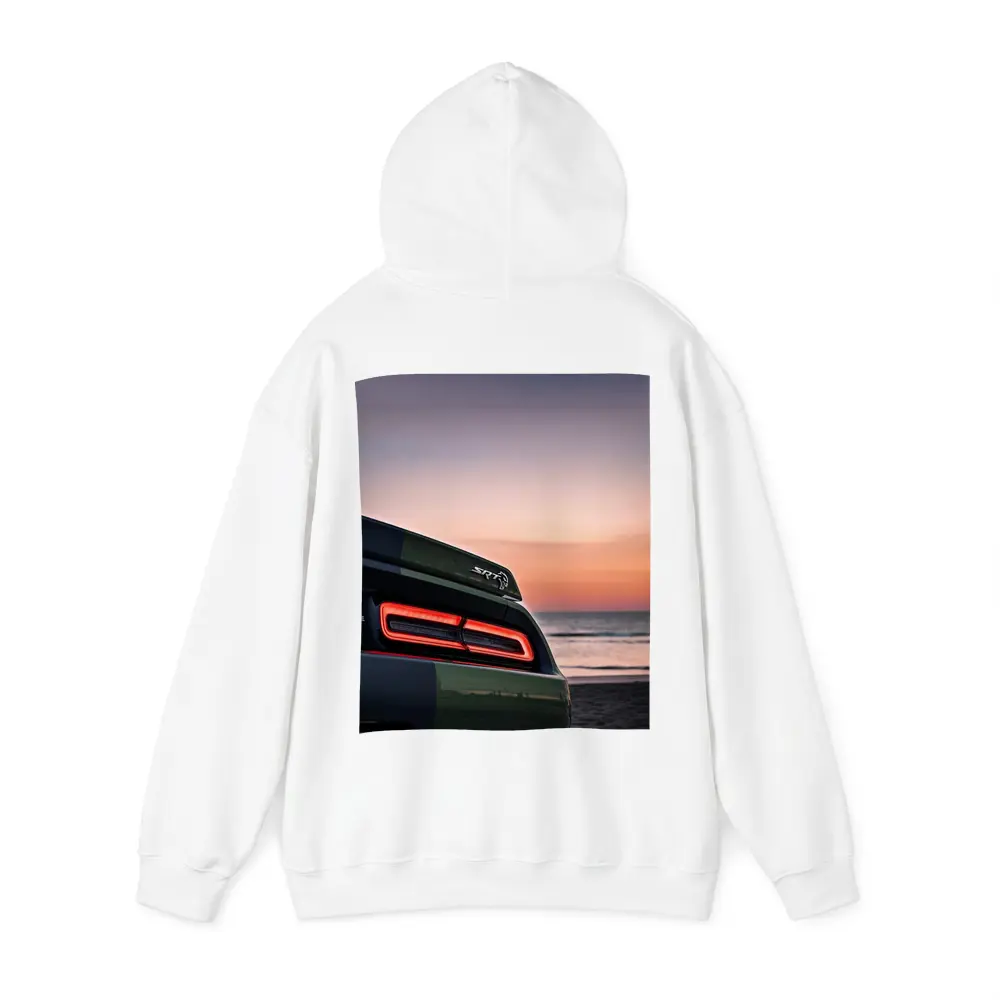 Dodge Challenger SRT Hellcat Sunset Beach – Hoodies