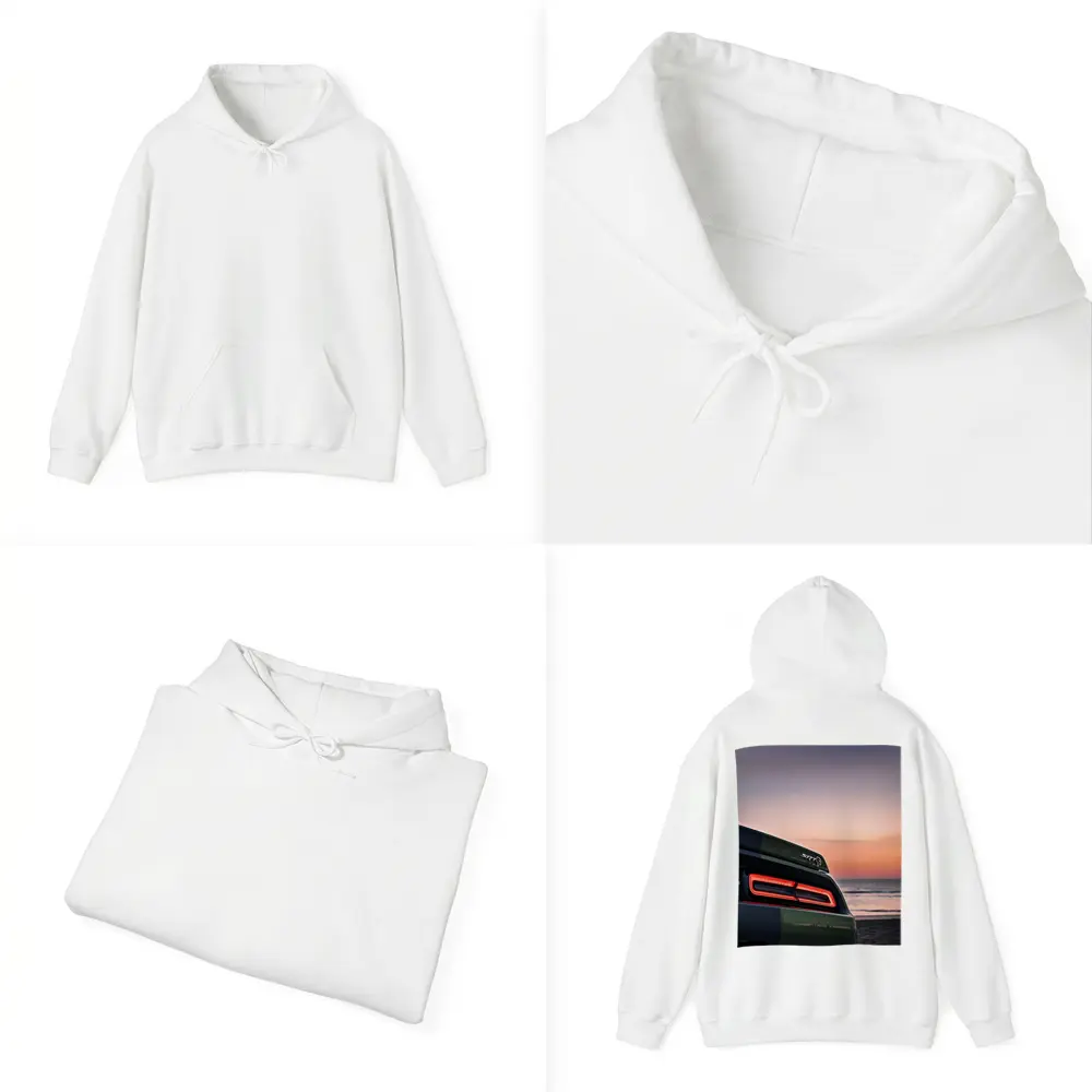 Dodge Challenger SRT Hellcat Sunset Beach – Hoodies