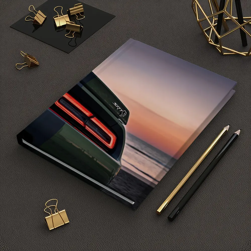 Dodge Challenger SRT Hellcat Sunset Beach – Notebooks
