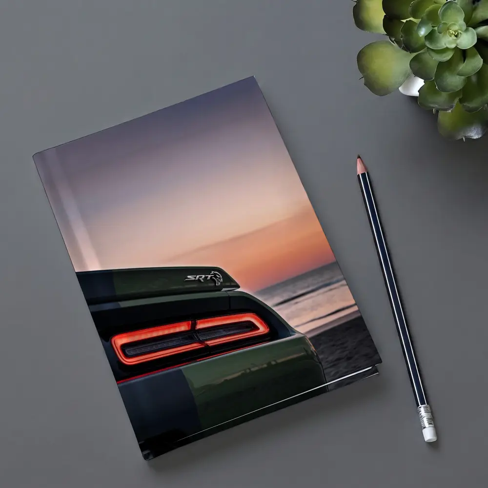 Dodge Challenger SRT Hellcat Sunset Beach – Notebooks