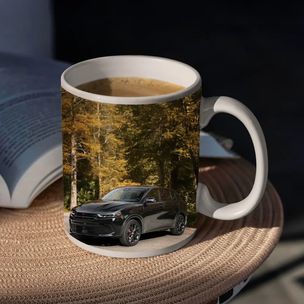 Dodge Hornet Black SUV Autumn Forest – Mugs