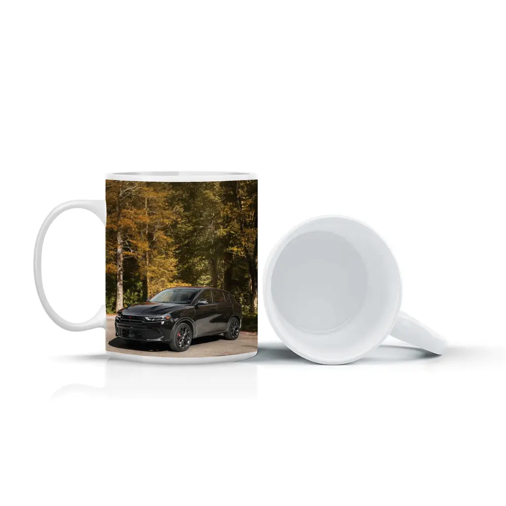 Dodge Hornet Black SUV Autumn Forest – Mugs