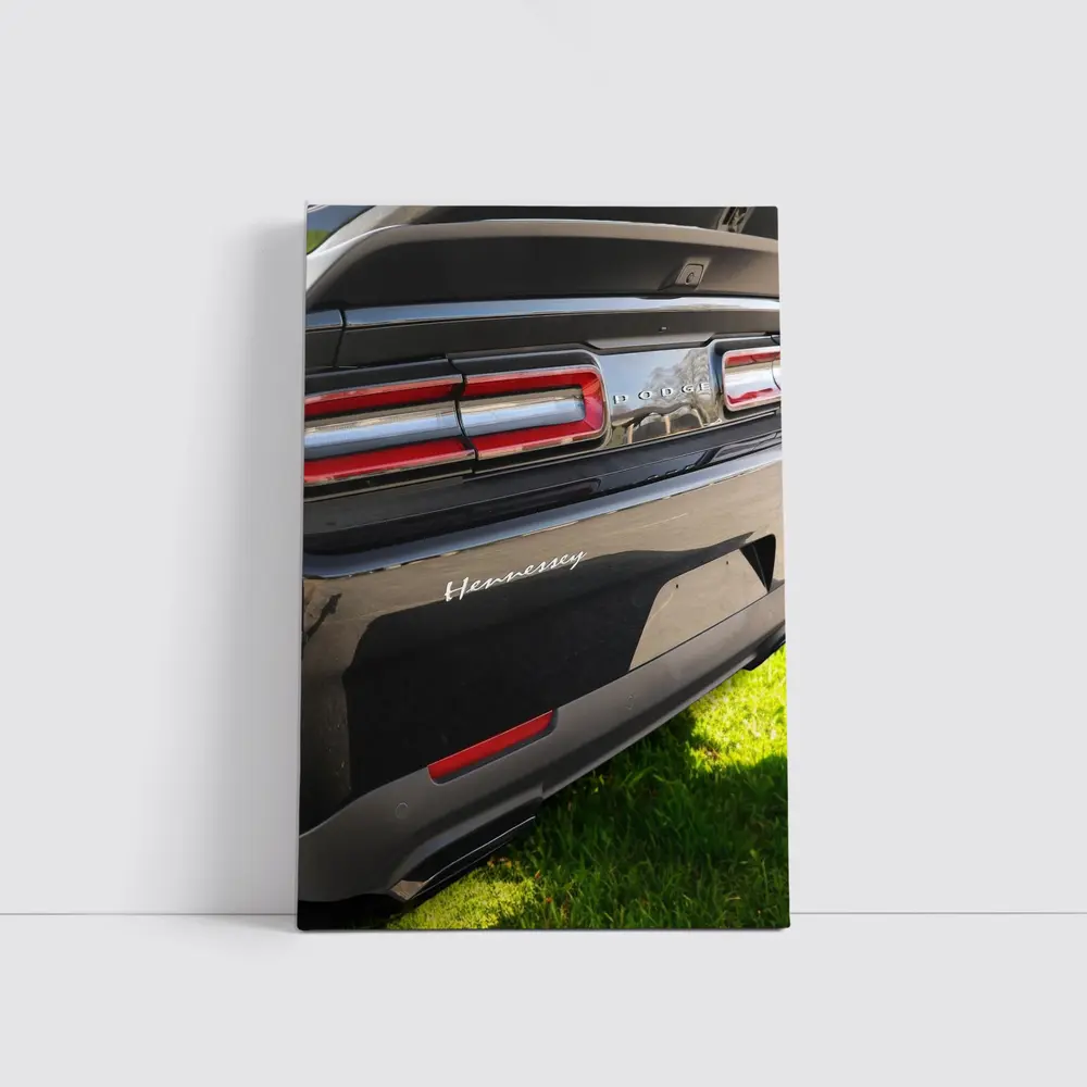 Dodge Charger Hennessey Rear Dark Exterior – Wall Art