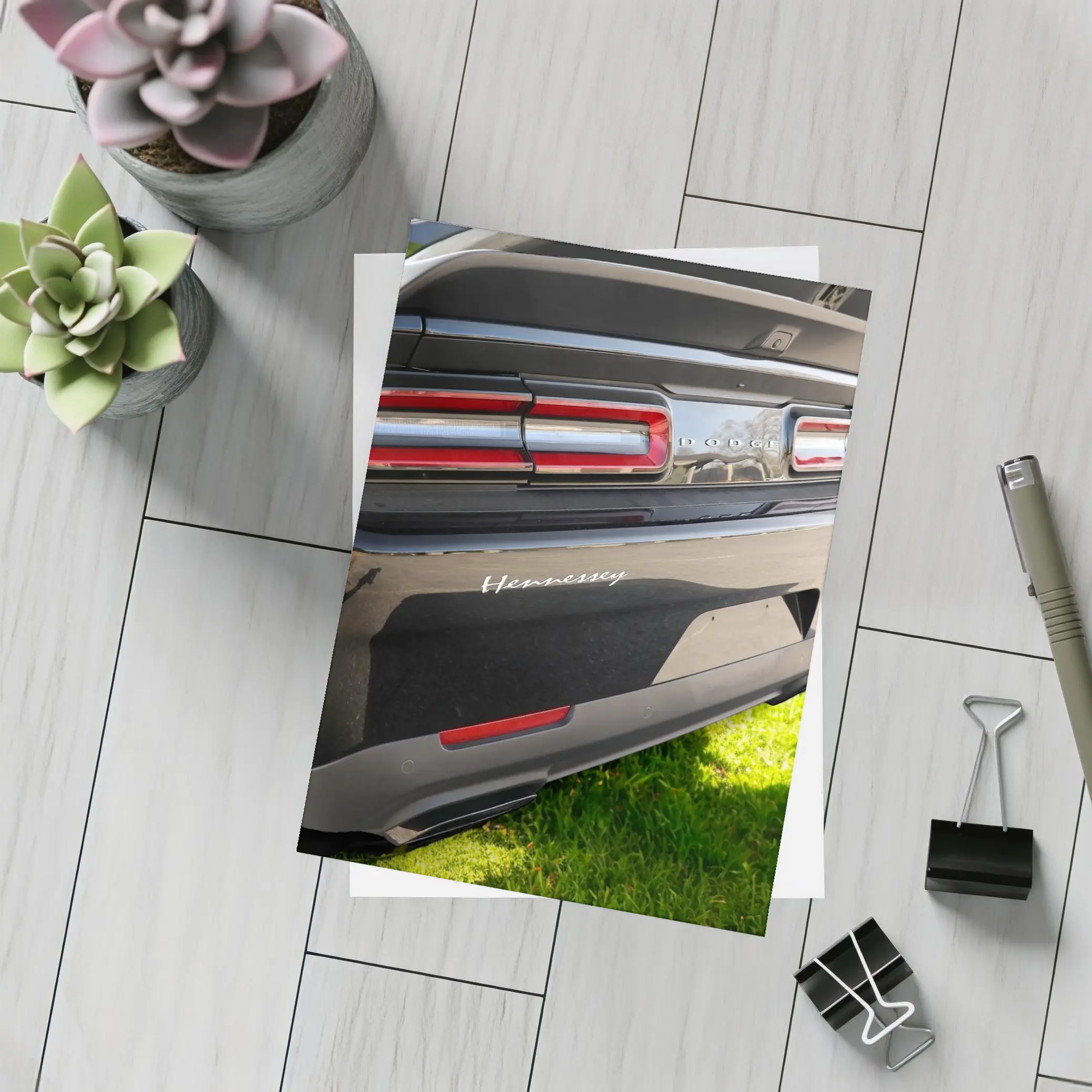 Dodge Charger Hennessey Rear Dark Exterior – Postcards
