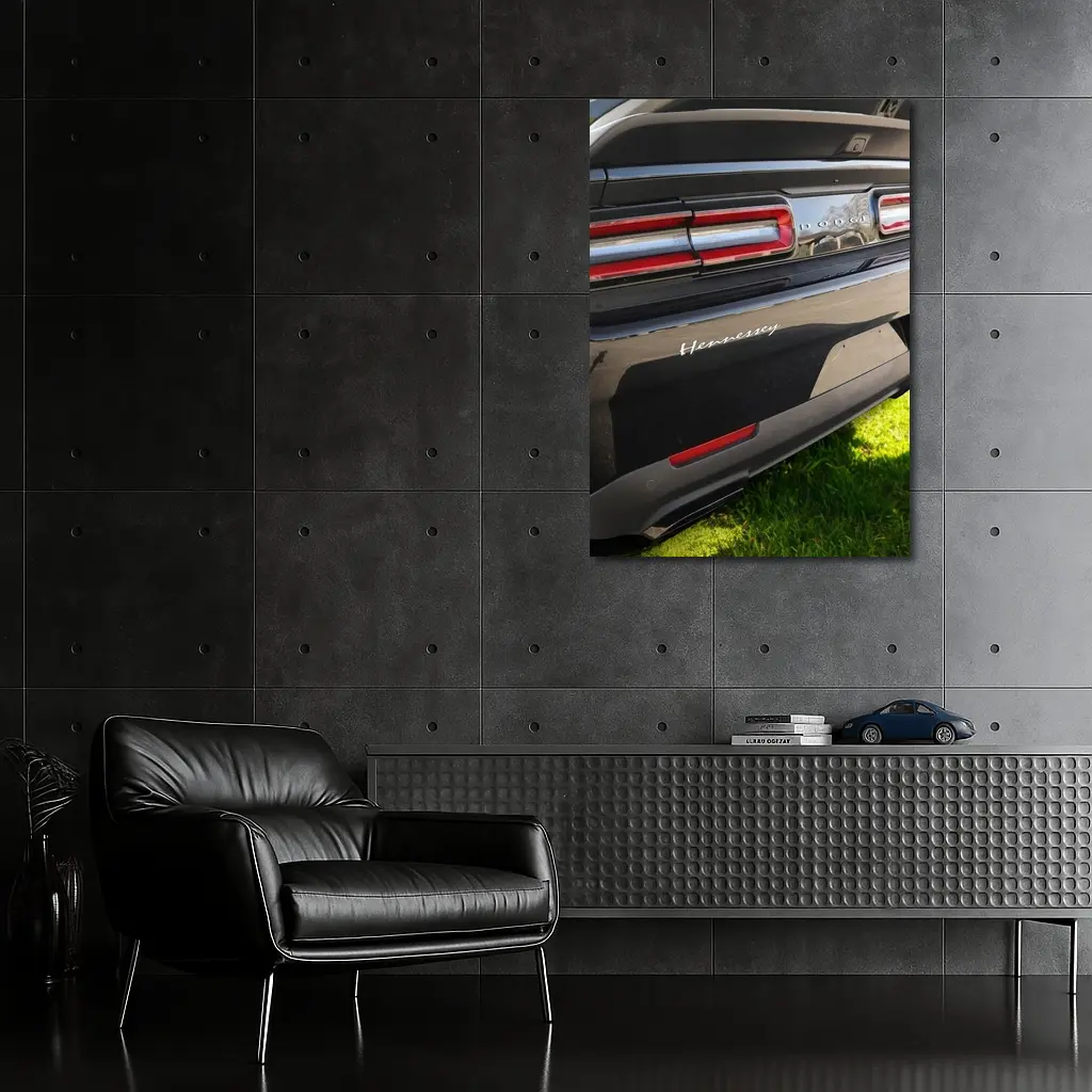 Dodge Charger Hennessey Rear Dark Exterior – Wall Art